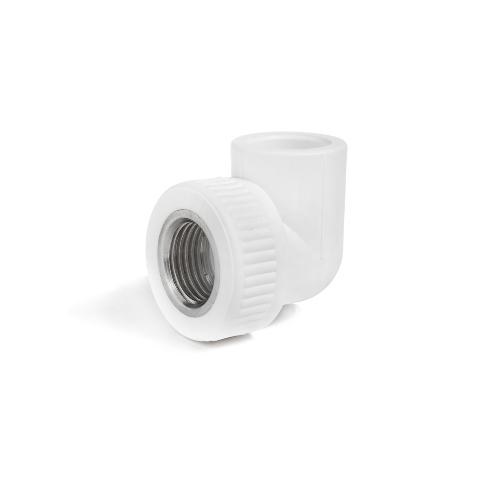 Угольник Fusionplast 90° комбинированный Белый