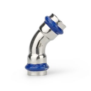 Угольник Varmega Inox Press 45 двухраструбный