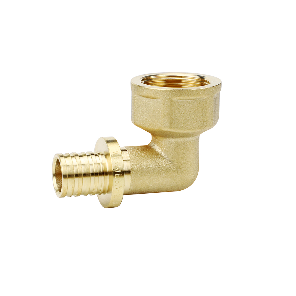 Угольник Varmega Slide-fit 90 с внутренней резьбой аксиальный