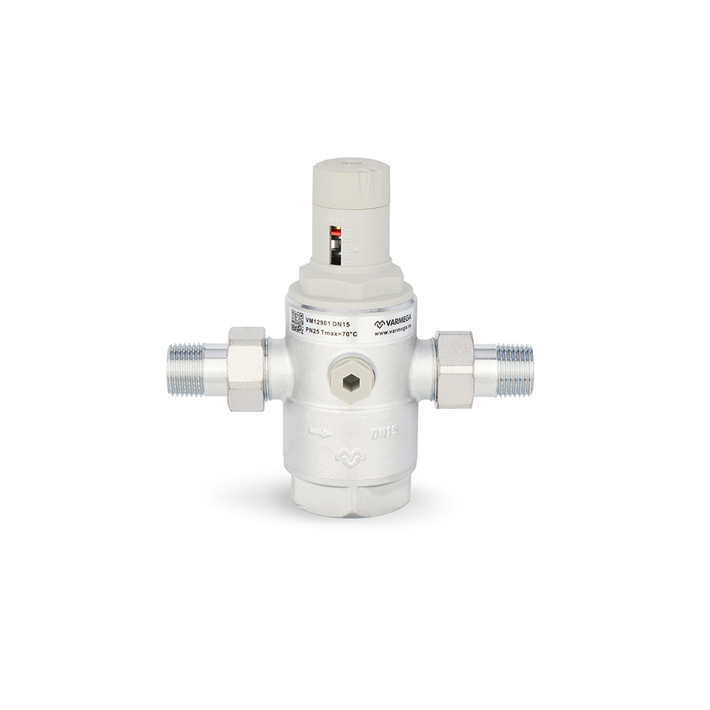 Редуктор давления Varmega PN25 мембранный, с разборными соединениями